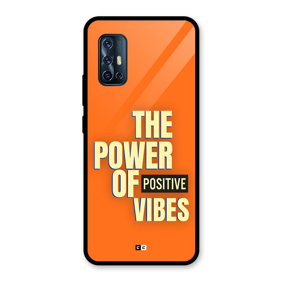 Upbeat Vibes Glass Back Case for Vivo V17