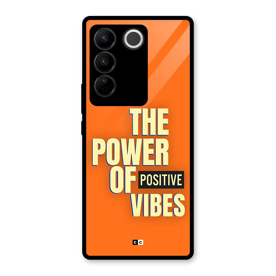 Upbeat Vibes Glass Back Case for Vivo V27