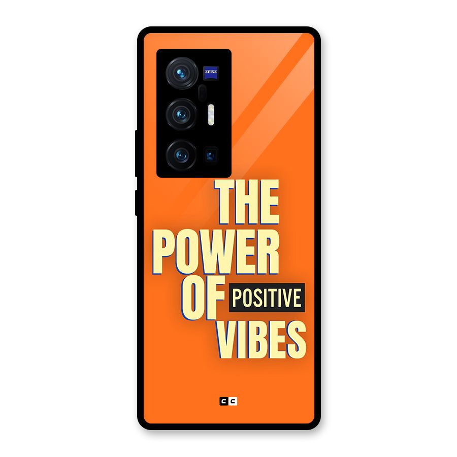 Upbeat Vibes Glass Back Case for Vivo X70 Pro Plus