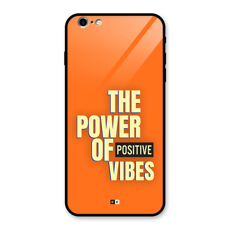 Upbeat Vibes Glass Back Case for iPhone 6 Plus 6S Plus