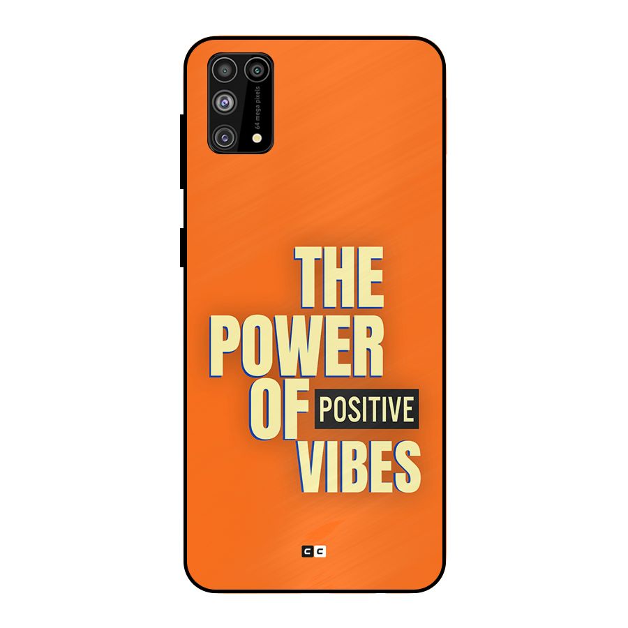 Upbeat Vibes Metal Back Case for Galaxy F41