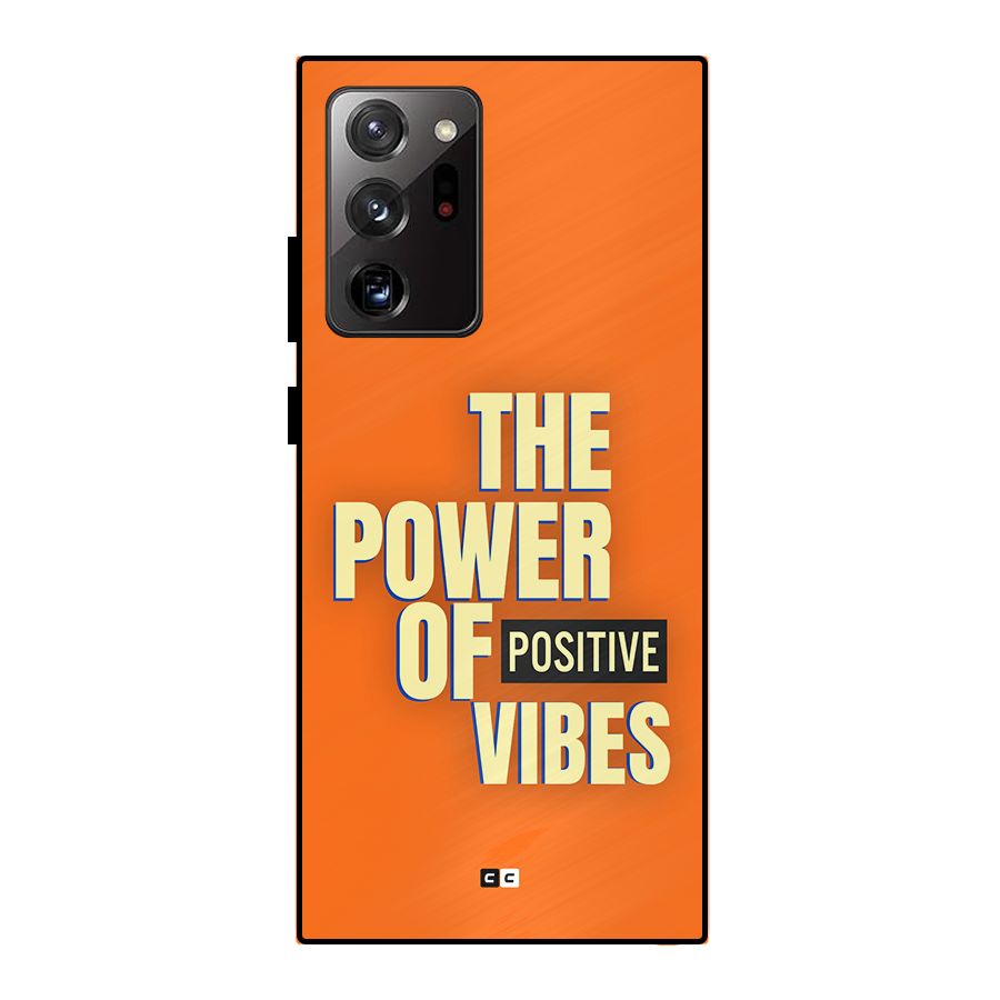 Upbeat Vibes Metal Back Case for Galaxy Note 20 Ultra