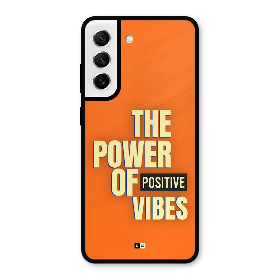 Upbeat Vibes Metal Back Case for Galaxy S21 FE 5G