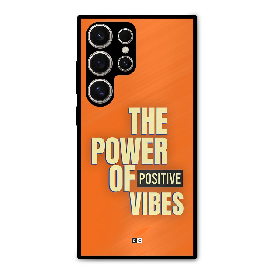 Upbeat Vibes Metal Back Case for Galaxy S24 Ultra