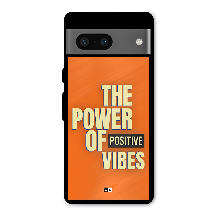 Upbeat Vibes Metal Back Case for Google Pixel 7