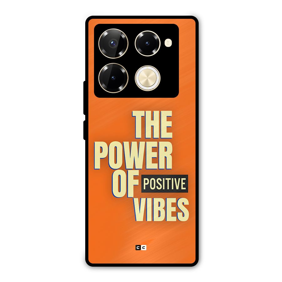 Upbeat Vibes Metal Back Case for Infinix Note 40 Pro