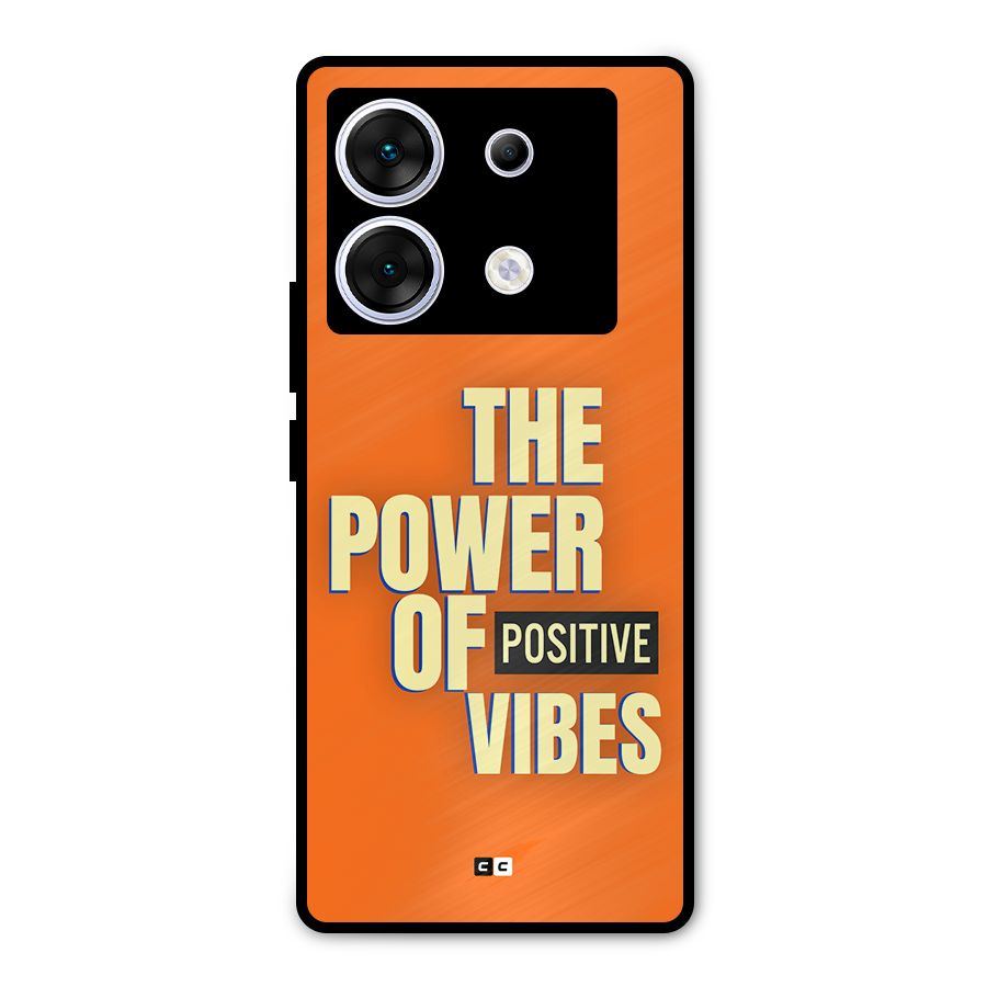 Upbeat Vibes Metal Back Case for Infinix Zero 30 5G