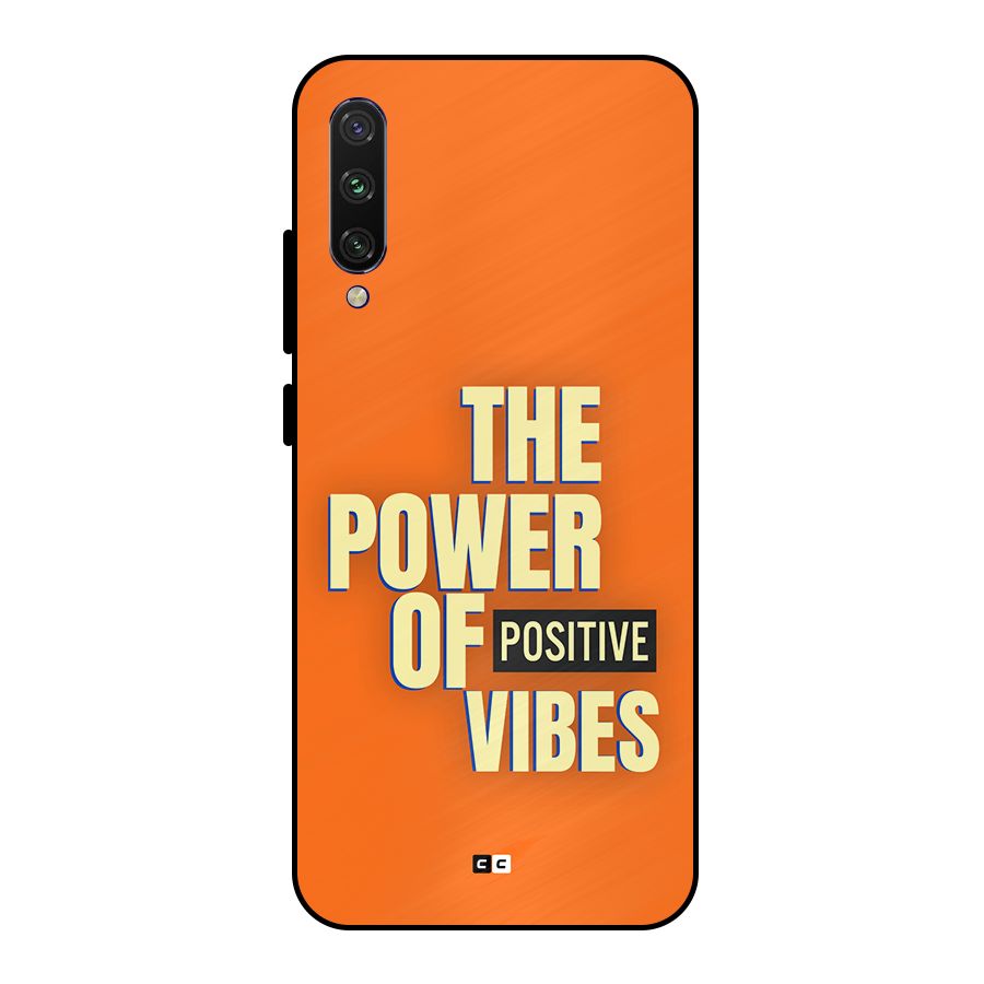 Upbeat Vibes Metal Back Case for Mi A3