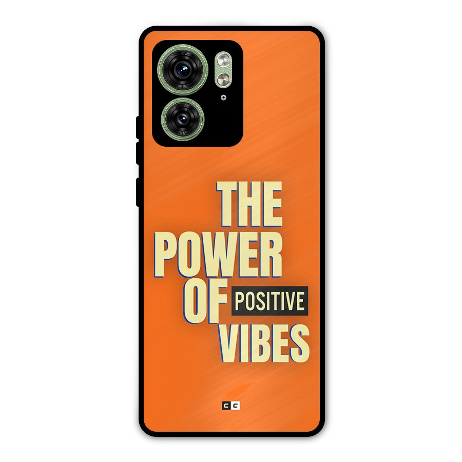 Upbeat Vibes Metal Back Case for Motorola Edge 40 5G