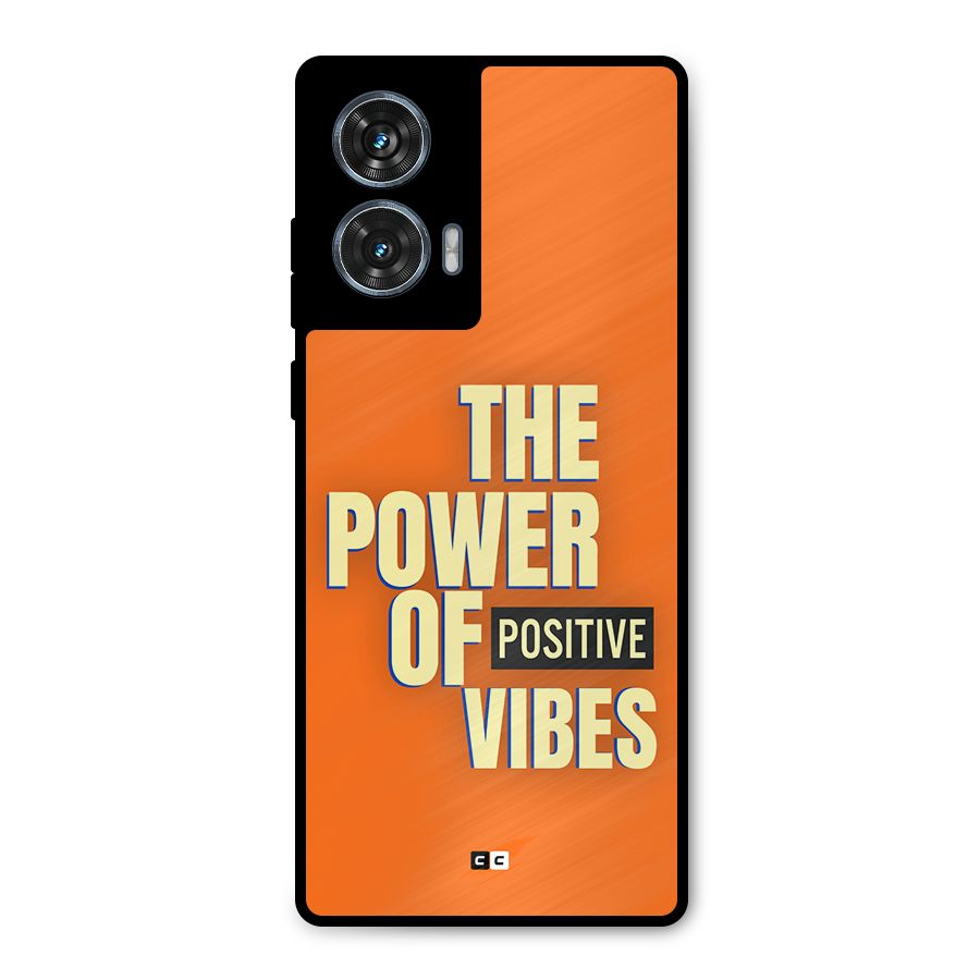 Upbeat Vibes Metal Back Case for Motorola Edge 50 Fusion