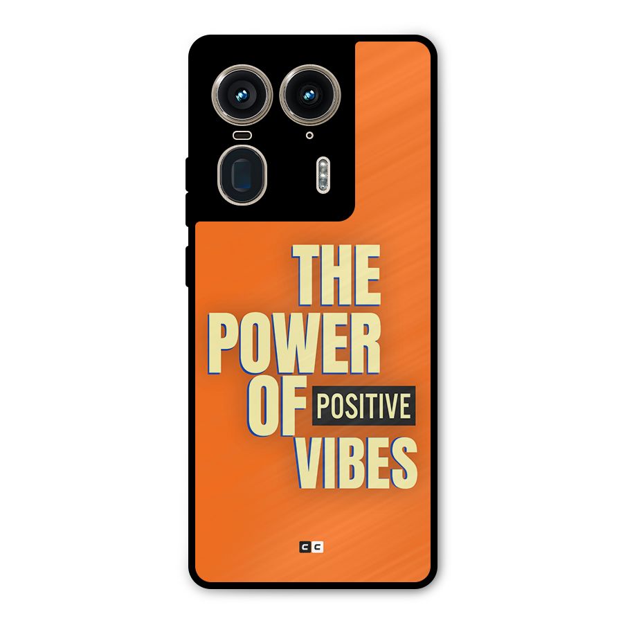 Upbeat Vibes Metal Back Case for Motorola Edge 50 Ultra
