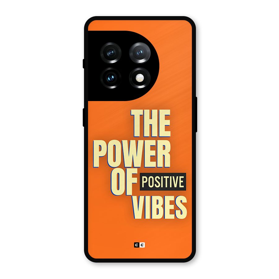 Upbeat Vibes Metal Back Case for OnePlus 11