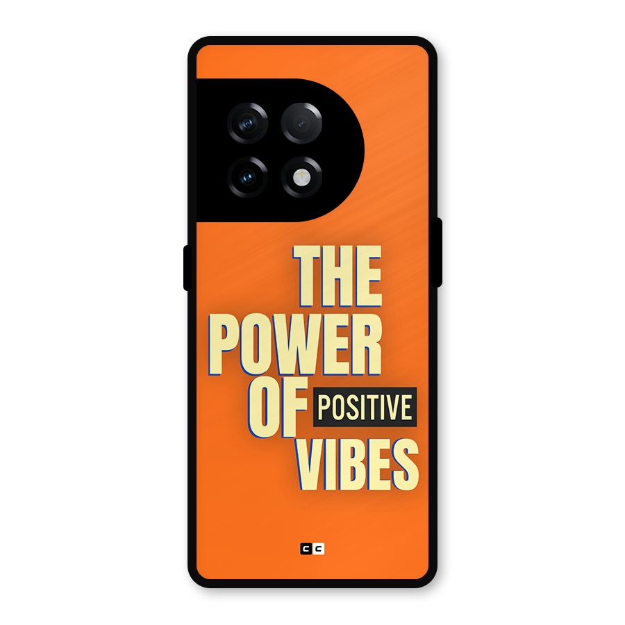 Upbeat Vibes Metal Back Case for OnePlus 11R