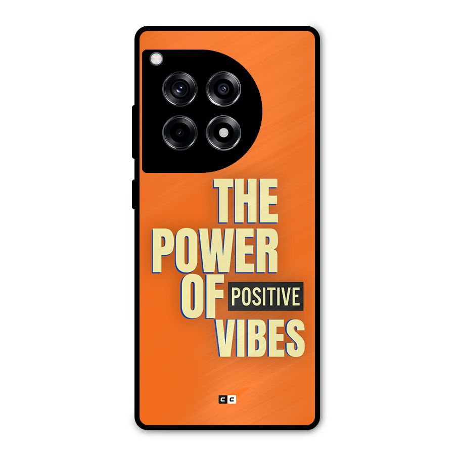 Upbeat Vibes Metal Back Case for OnePlus 12R
