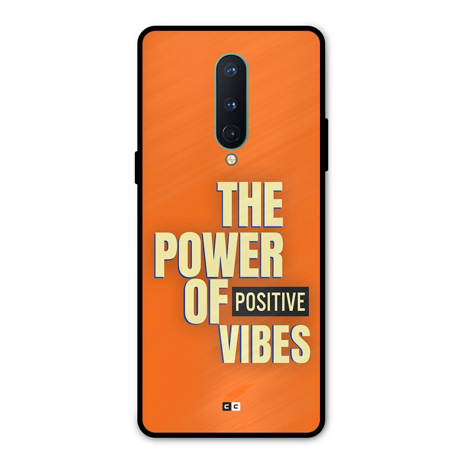 Upbeat Vibes Metal Back Case for OnePlus 8