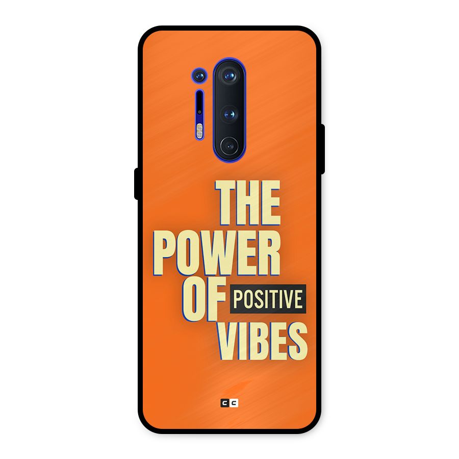 Upbeat Vibes Metal Back Case for OnePlus 8 Pro