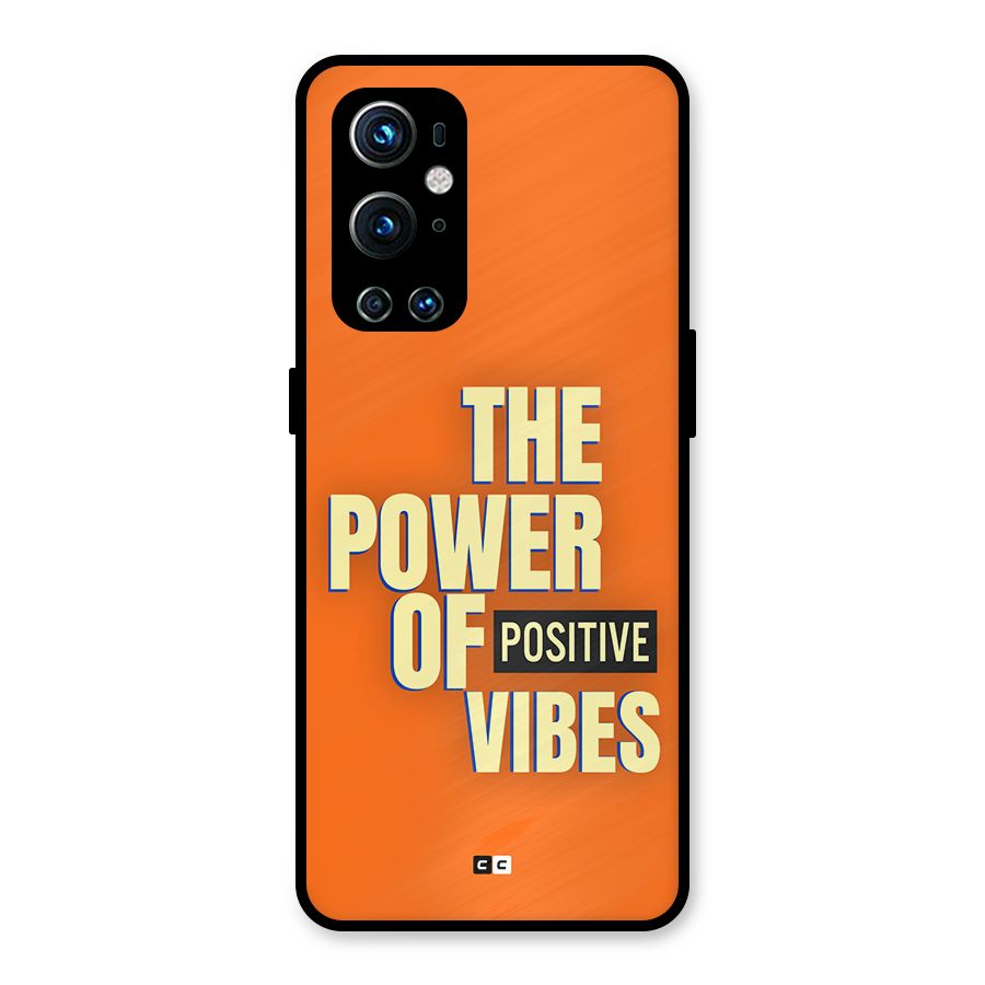 Upbeat Vibes Metal Back Case for OnePlus 9 Pro