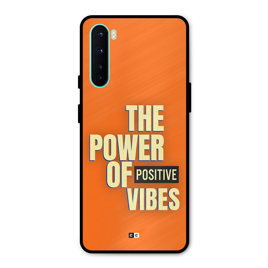 Upbeat Vibes Metal Back Case for OnePlus Nord