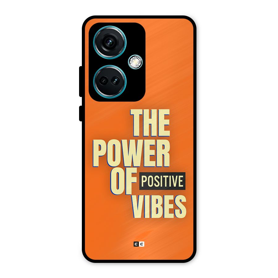 Upbeat Vibes Metal Back Case for OnePlus Nord CE 3 5G