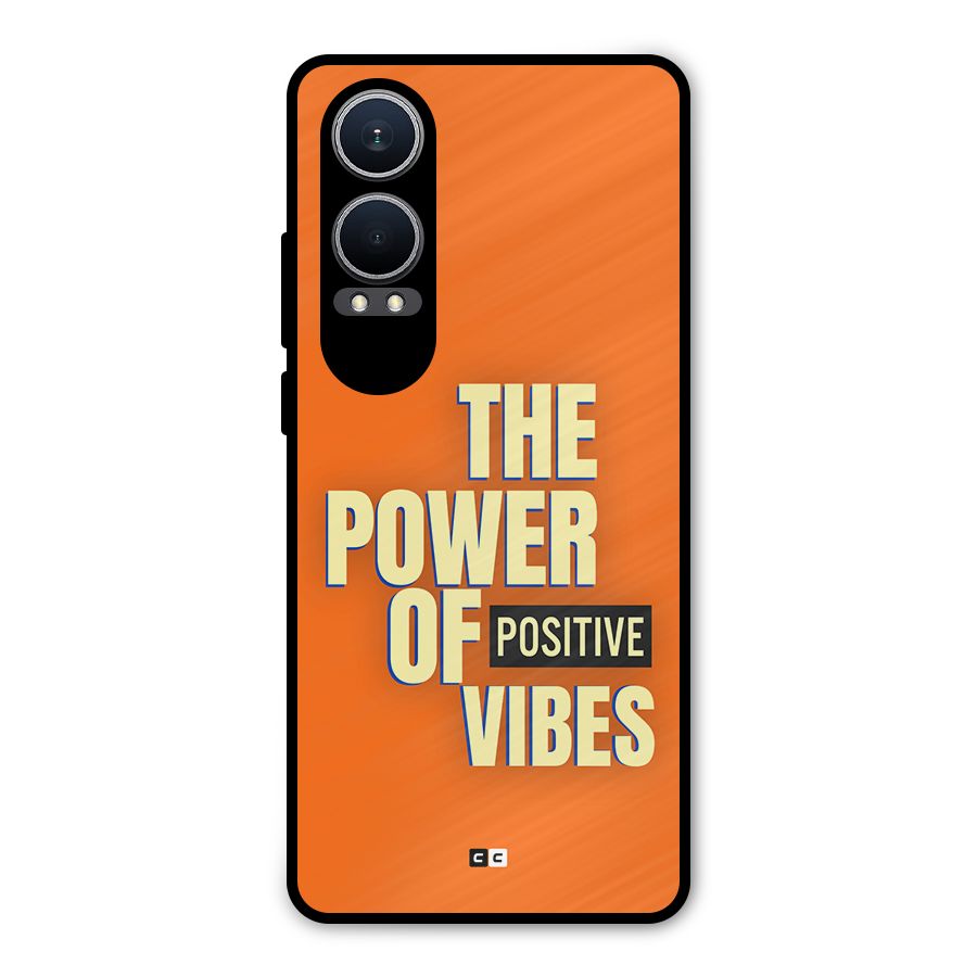 Upbeat Vibes Metal Back Case for OnePlus Nord CE4 Lite