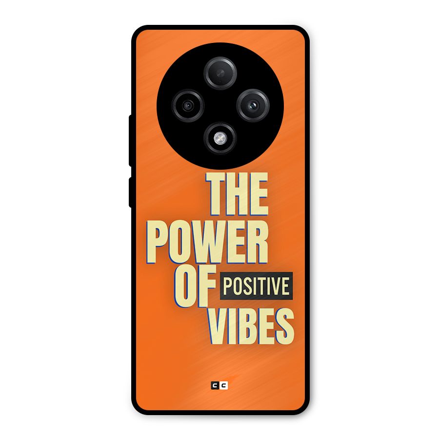 Upbeat Vibes Metal Back Case for Oppo F27 Pro Plus