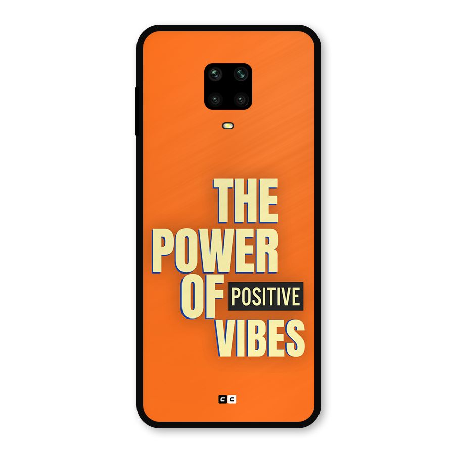 Upbeat Vibes Metal Back Case for Poco M2 Pro