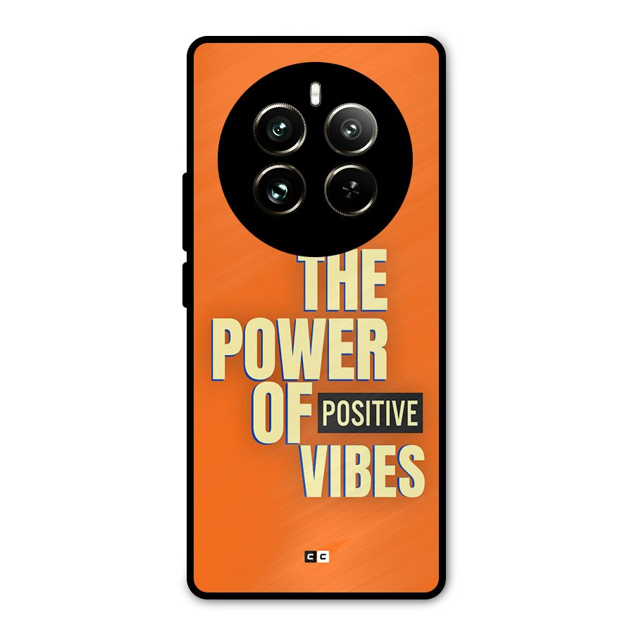 Upbeat Vibes Metal Back Case for Realme 12 Pro