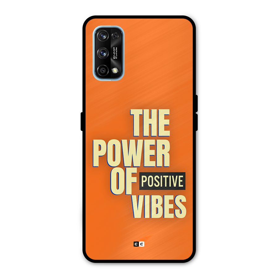 Upbeat Vibes Metal Back Case for Realme 7 Pro