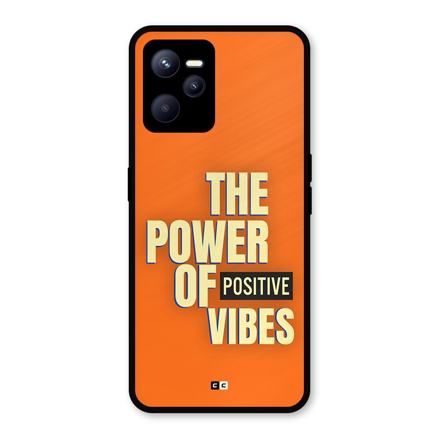 Upbeat Vibes Metal Back Case for Realme C35