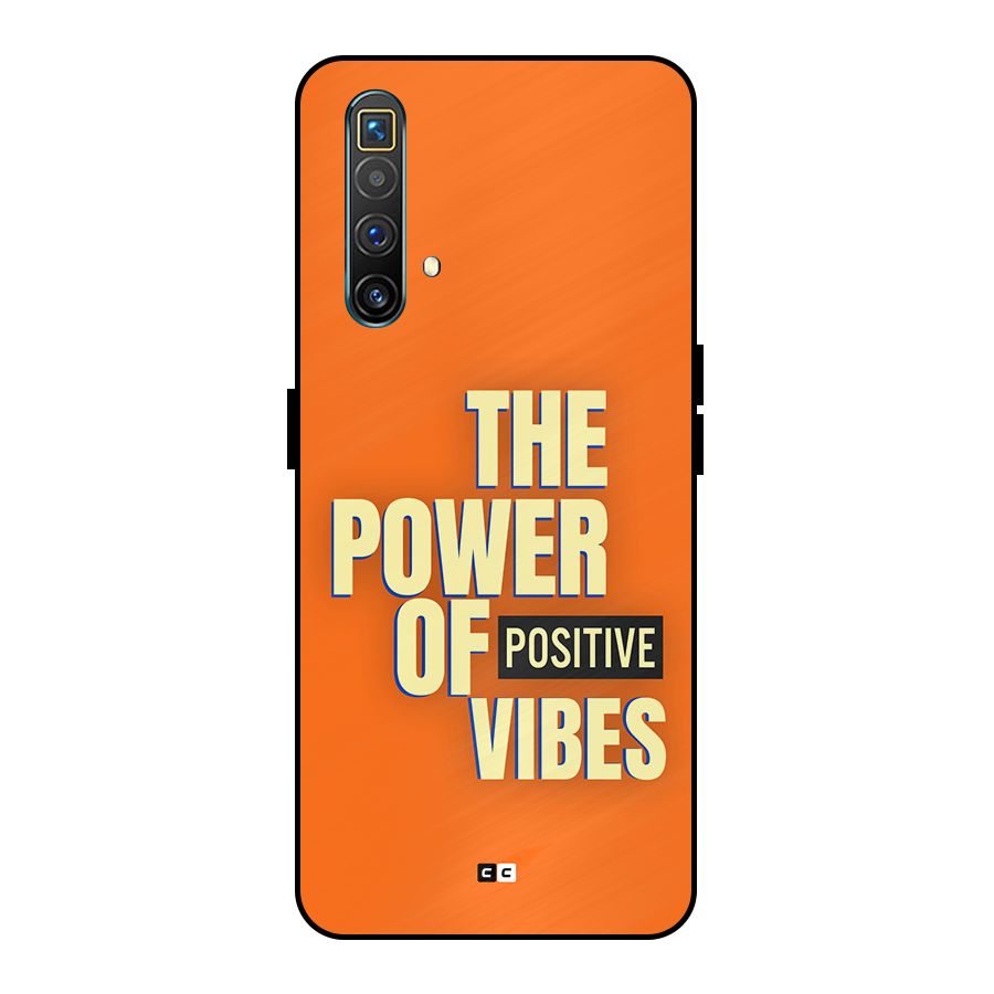 Upbeat Vibes Metal Back Case for Realme X3