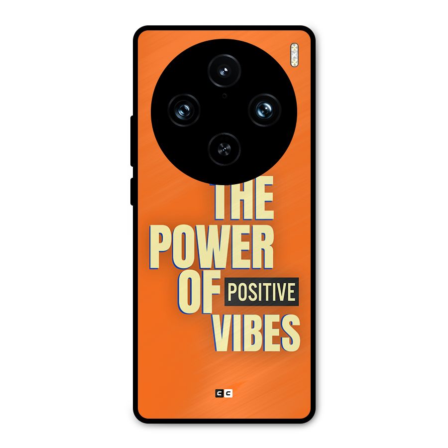 Upbeat Vibes Metal Back Case for Vivo X100 Pro