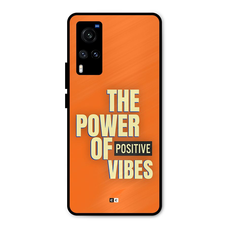 Upbeat Vibes Metal Back Case for Vivo X60