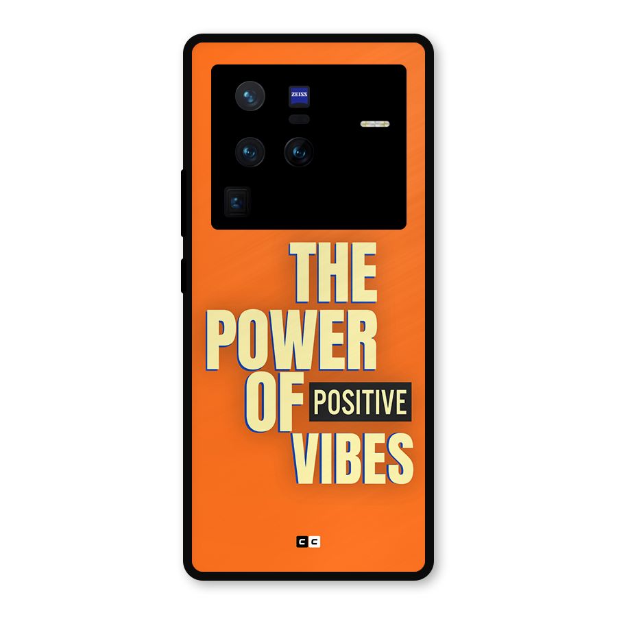 Upbeat Vibes Metal Back Case for Vivo X80 Pro