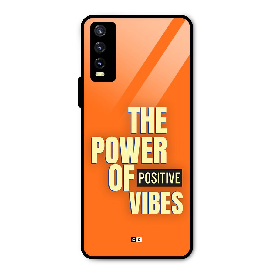 Upbeat Vibes Metal Back Case for Vivo Y20