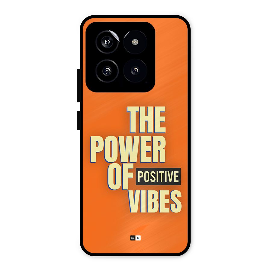 Upbeat Vibes Metal Back Case for Xiaomi 14