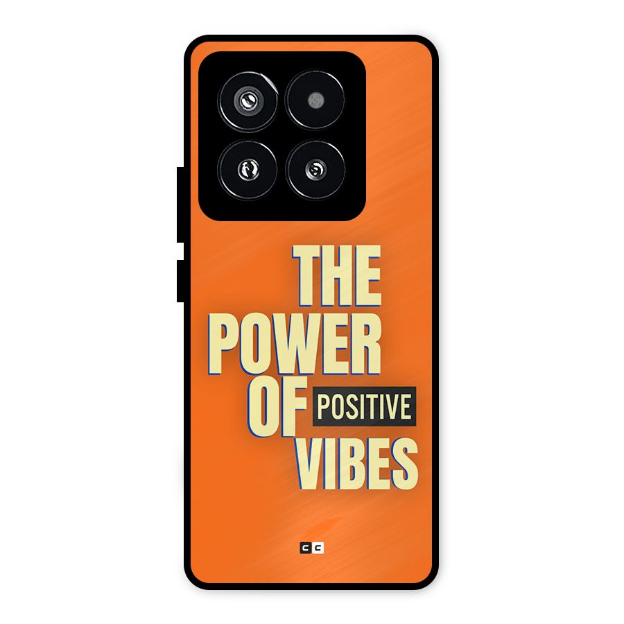 Upbeat Vibes Metal Back Case for Xiaomi 14 Pro