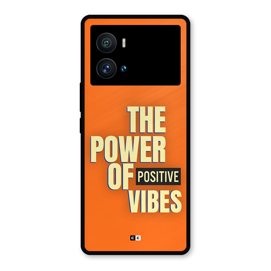Upbeat Vibes Metal Back Case for iQOO 9 Pro