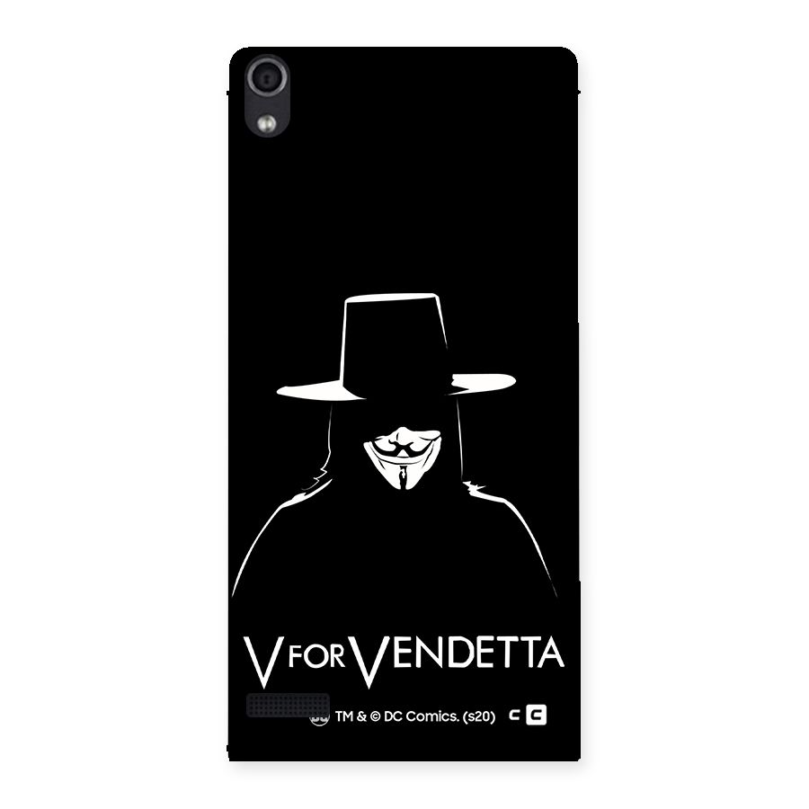 V for Vendetta Minimal Back Case for Ascend P6