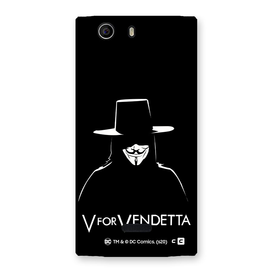 V for Vendetta Minimal Back Case for Canvas Nitro 2 E311