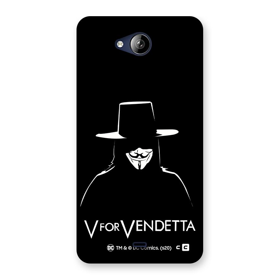 V for Vendetta Minimal Back Case for Canvas Play Q355