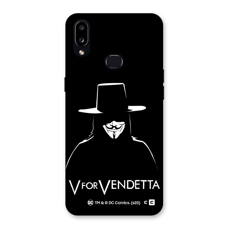 V for Vendetta Minimal Back Case for Galaxy A10s