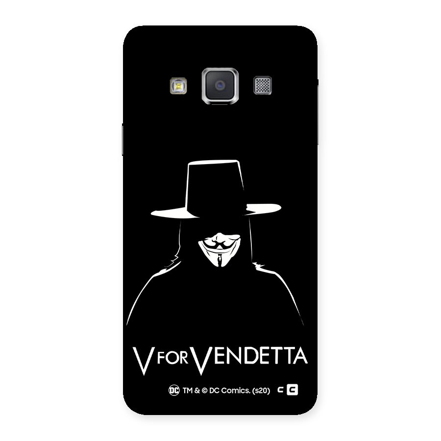 V for Vendetta Minimal Back Case for Galaxy A3
