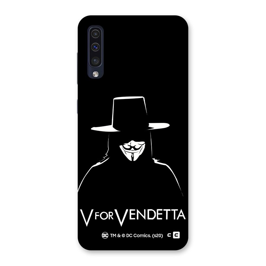 V for Vendetta Minimal Back Case for Galaxy A50