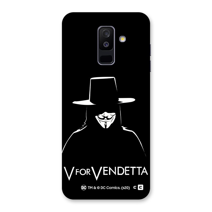 V for Vendetta Minimal Back Case for Galaxy A6 Plus