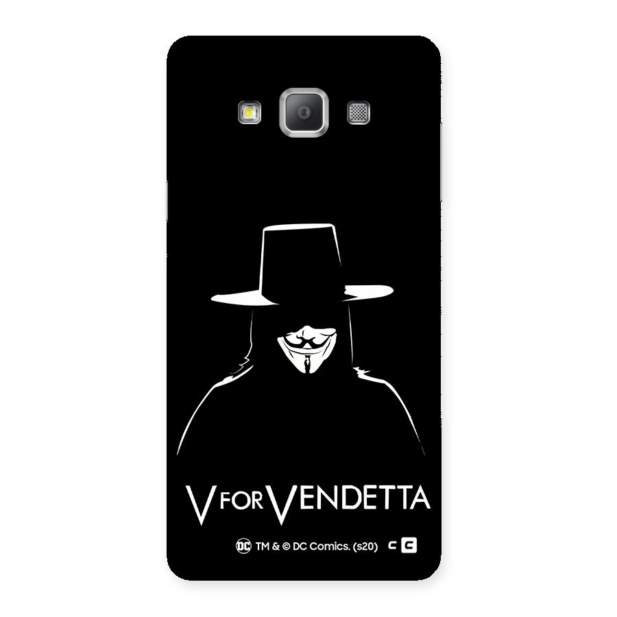 V for Vendetta Minimal Back Case for Galaxy A7