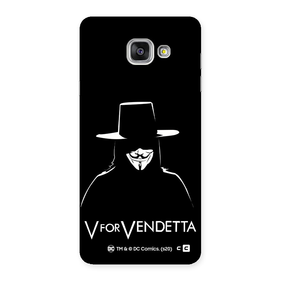 V for Vendetta Minimal Back Case for Galaxy A7 2016