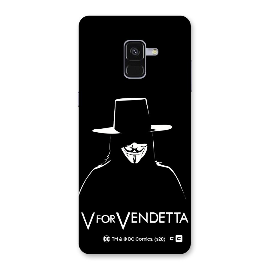 V for Vendetta Minimal Back Case for Galaxy A8 Plus