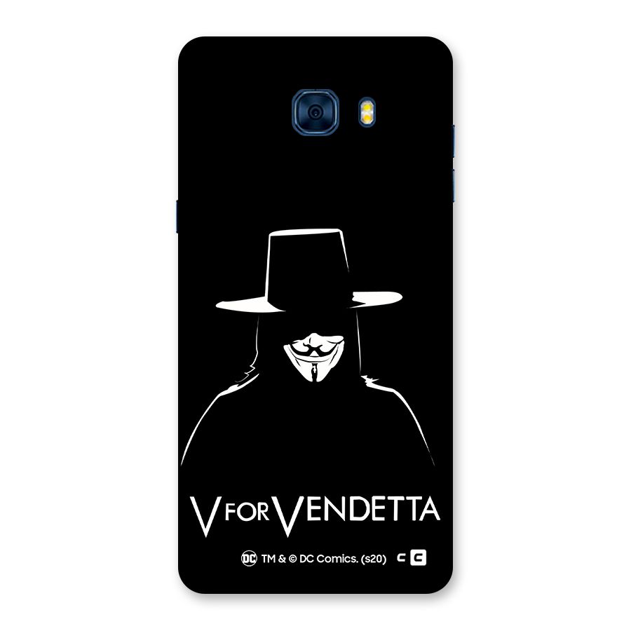 V for Vendetta Minimal Back Case for Galaxy C7 Pro