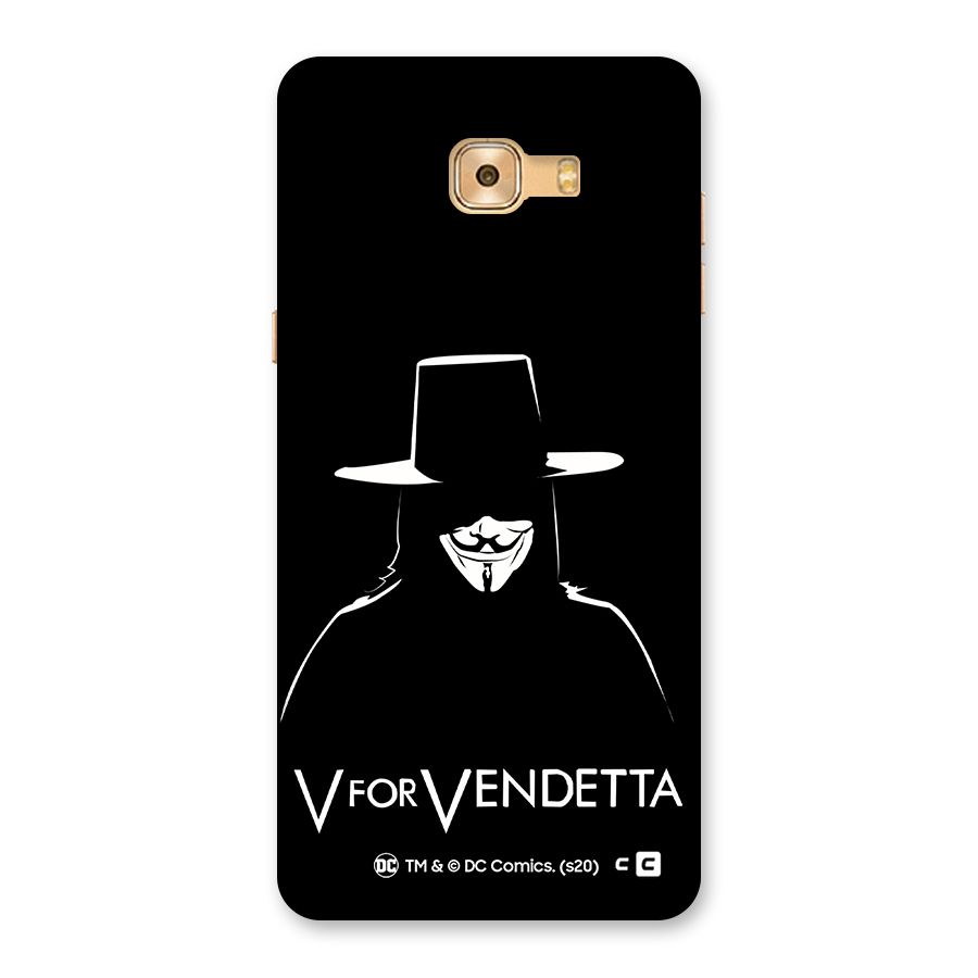 V for Vendetta Minimal Back Case for Galaxy C9 Pro