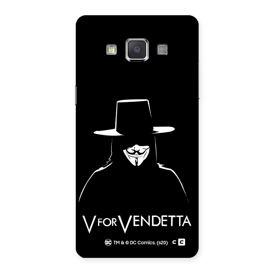 V for Vendetta Minimal Back Case for Galaxy Grand Max